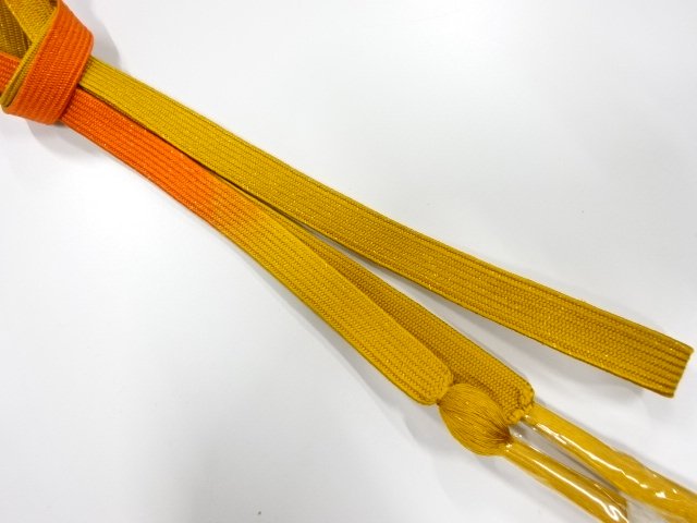未使用品　正絹　手組帯締め